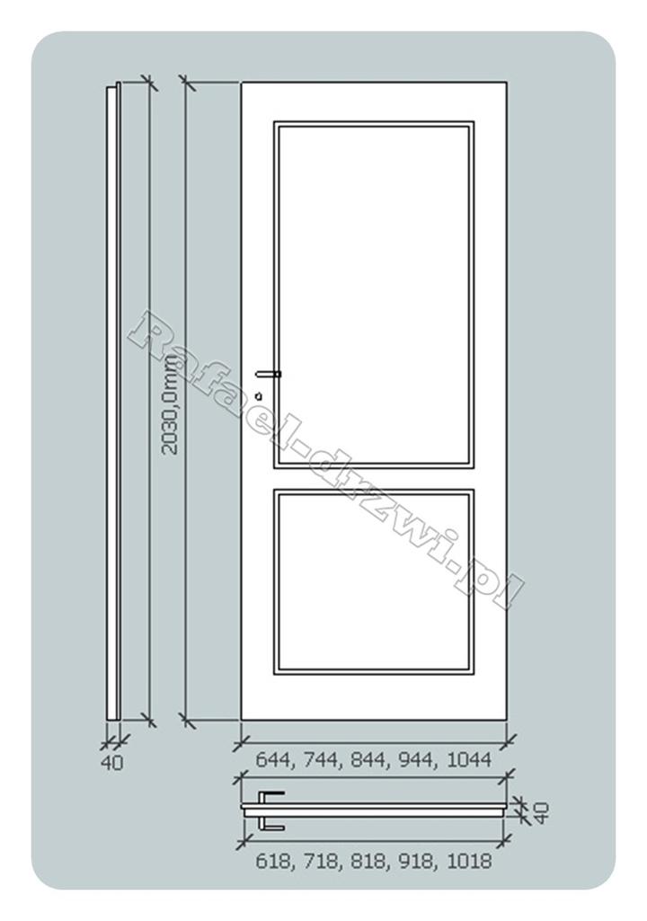 Dopasowanie wymiarów do stylu drzwi