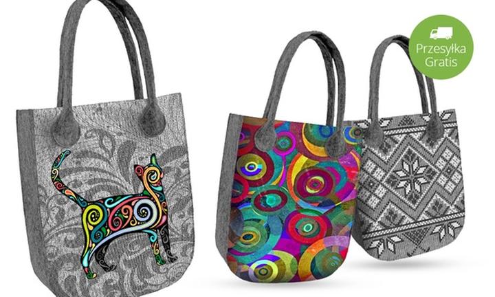 Szycie torebek z filcu