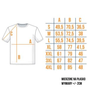 Jaka koszulka rozmiar M będzie idealna dla Twojego wzrostu?