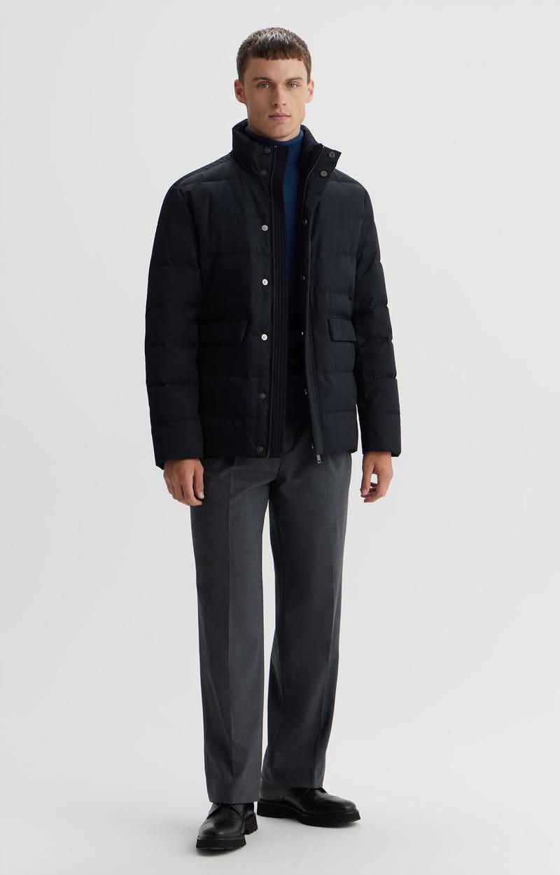 Buty do granatowej kurtki