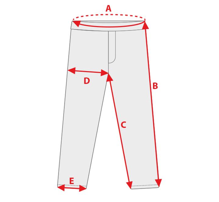 Dobór rozmiaru spodni 52