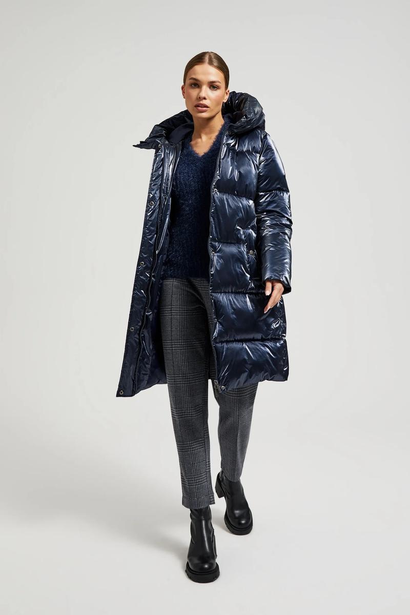 Eleganckie buty do granatowej kurtki