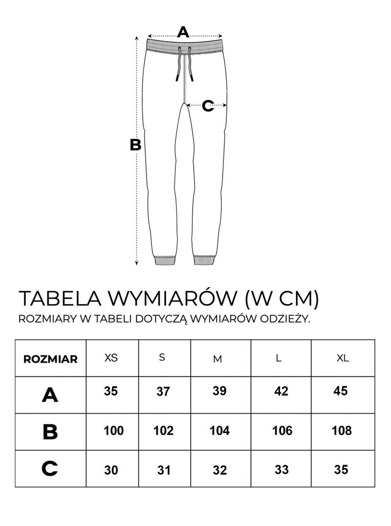 Pomiar wymiarów ciała do spodni 52