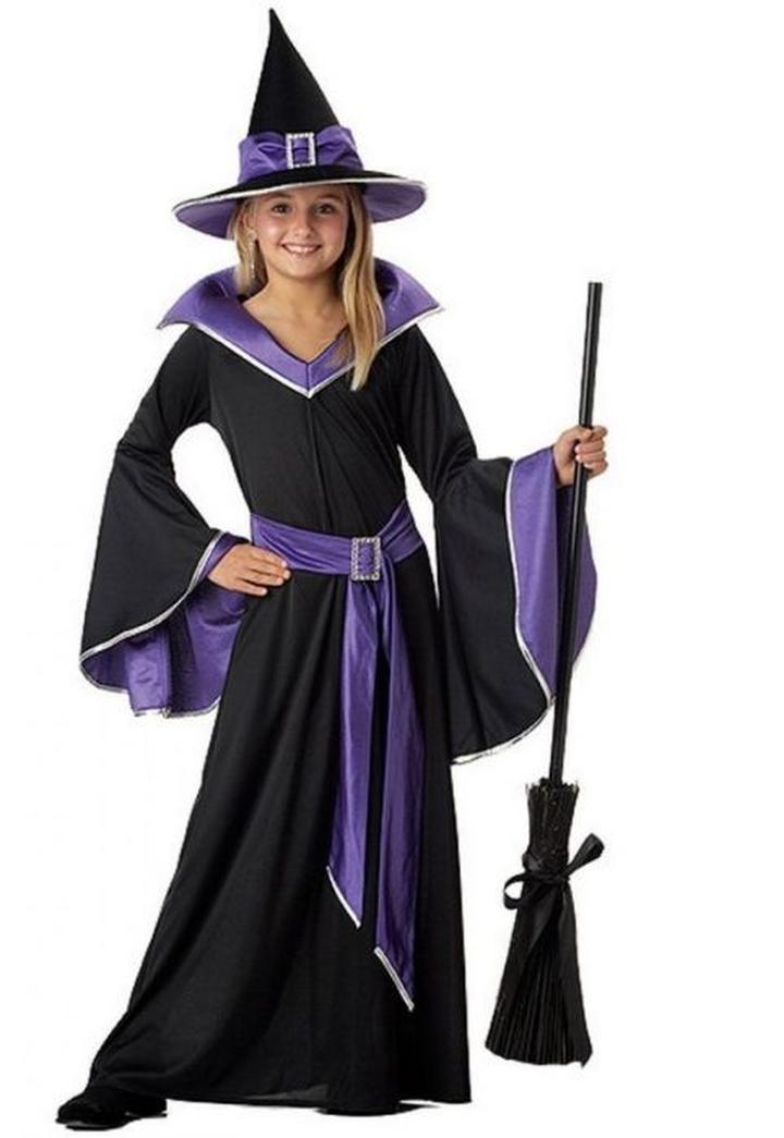 Strój czarownicy dla dziewczynki