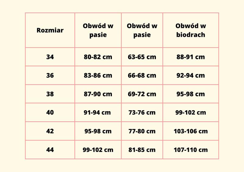 Dopasowanie rozmiaru w różnych markach