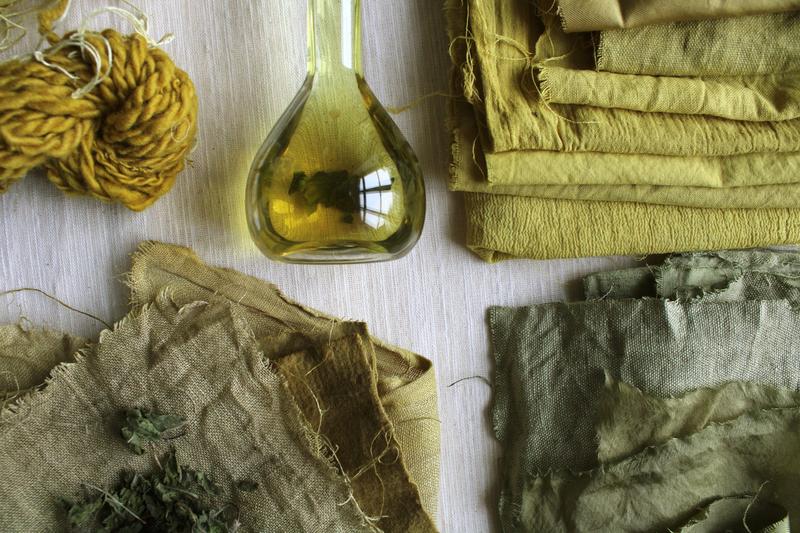 Naturalne barwniki do materiałów