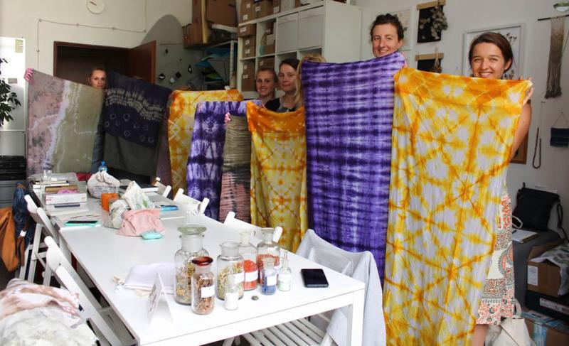 Przygotowanie tkanin do farbowania